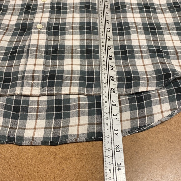 Vintage EDDIE Bauer Linen Buttondown - Picture 6 of 6